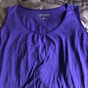 Catherines Deep Purple Tank Top